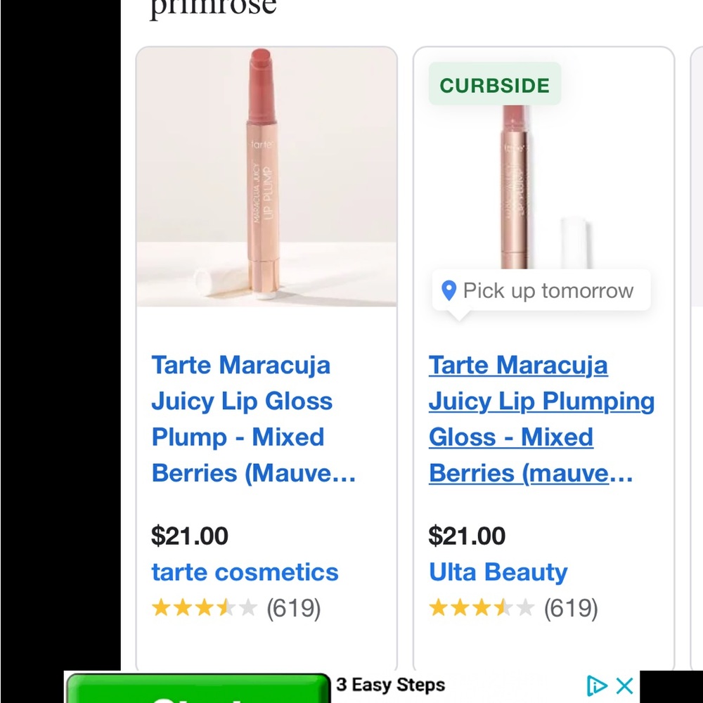Tart lip gloss